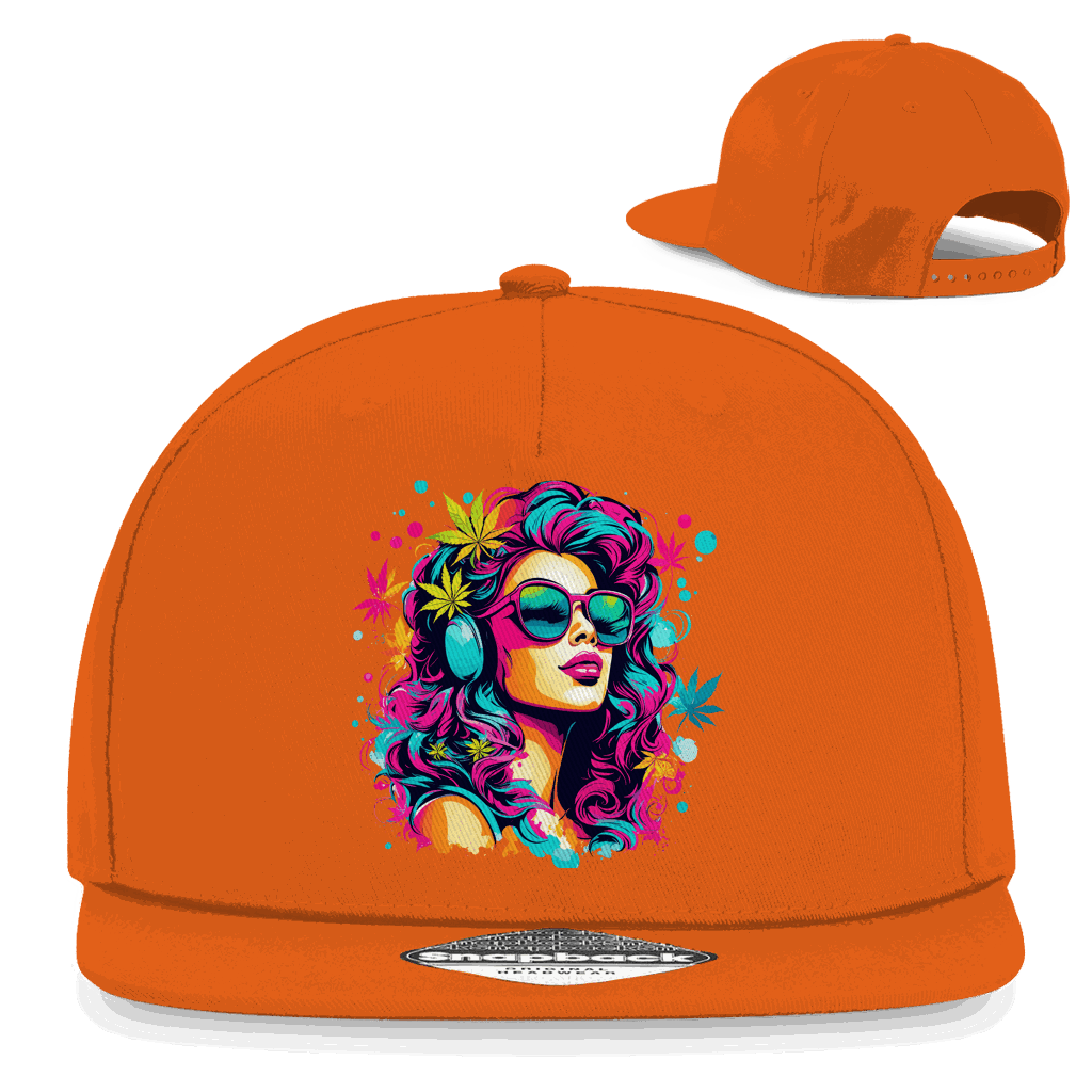Division420 Snapback Cap Beautiful Girl urban style 5-panel cotton twill hat