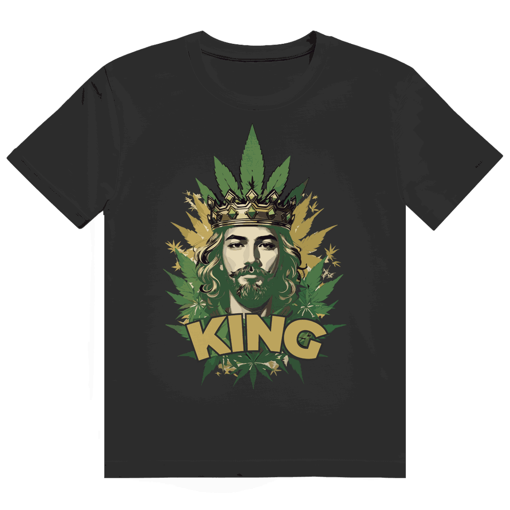 Heavy Cotton T-Shirt - The King of Weed | Division420®