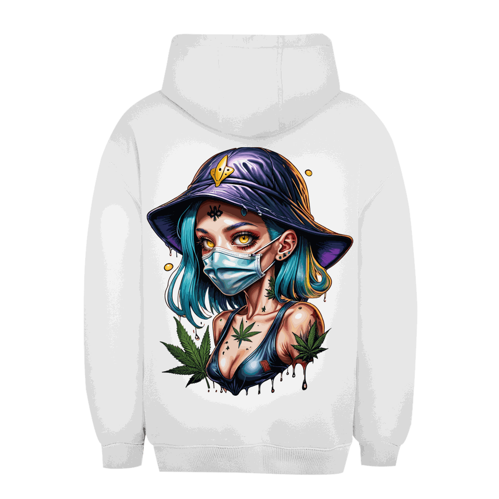 Unisex Oversize Hoodie in lässigem Stil mit Kapuze und Kängurutasche von Division420
