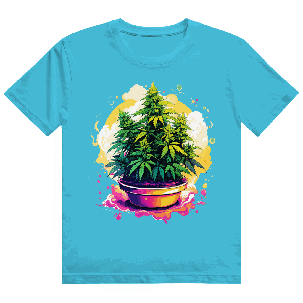Size chart for Division420 Heavy Cotton T-Shirt Weed Dreams unisex fit