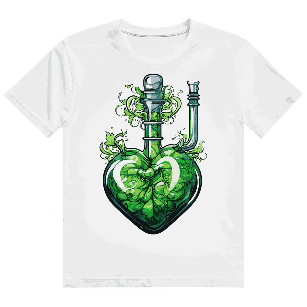 Heavy Cotton T-Shirt - Heart Bong | Division420®