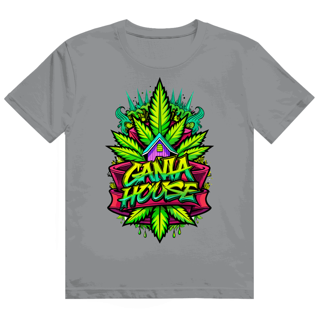 Heavy Cotton T-Shirt - Ganja House | Division420®