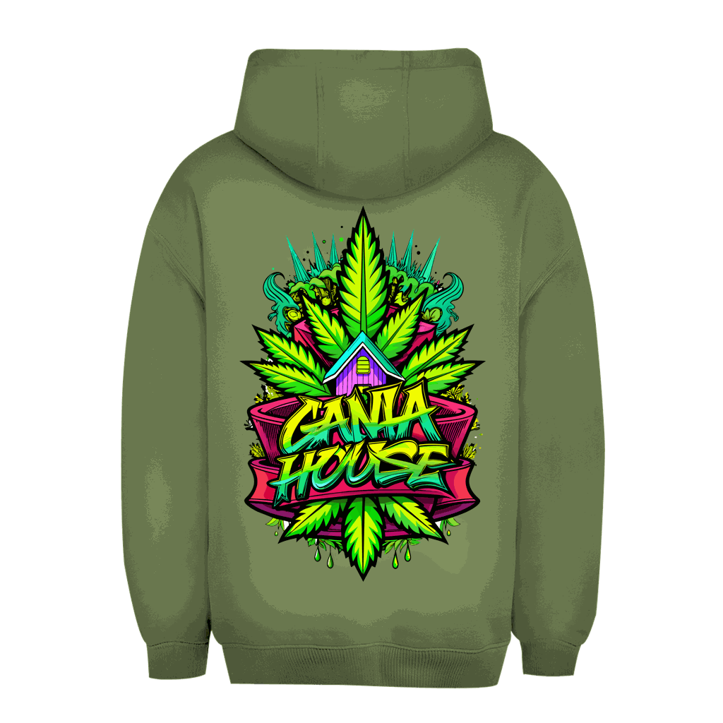 Unisex Oversize Hoodie - Ganja House | Division420®