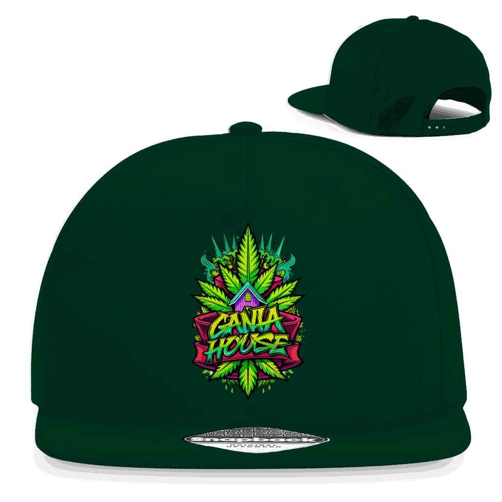 Snapback Rapper Cap - Ganja House | Division420®