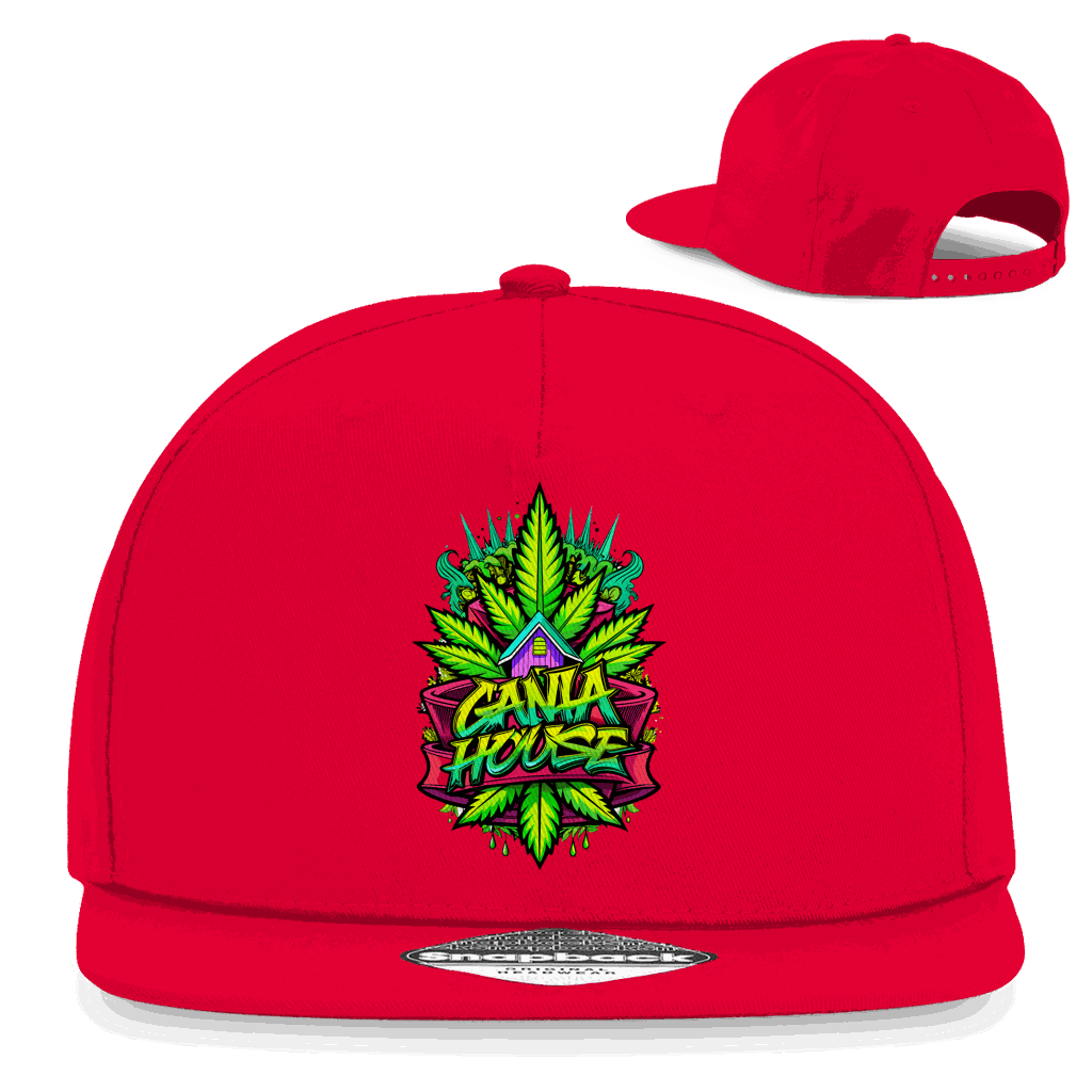Snapback Rapper Cap - Ganja House | Division420®