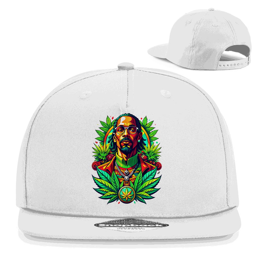 Division420 Snapback Cap Weed King black 5-panel cotton twill streetwear hat with flat brim and snapback closure