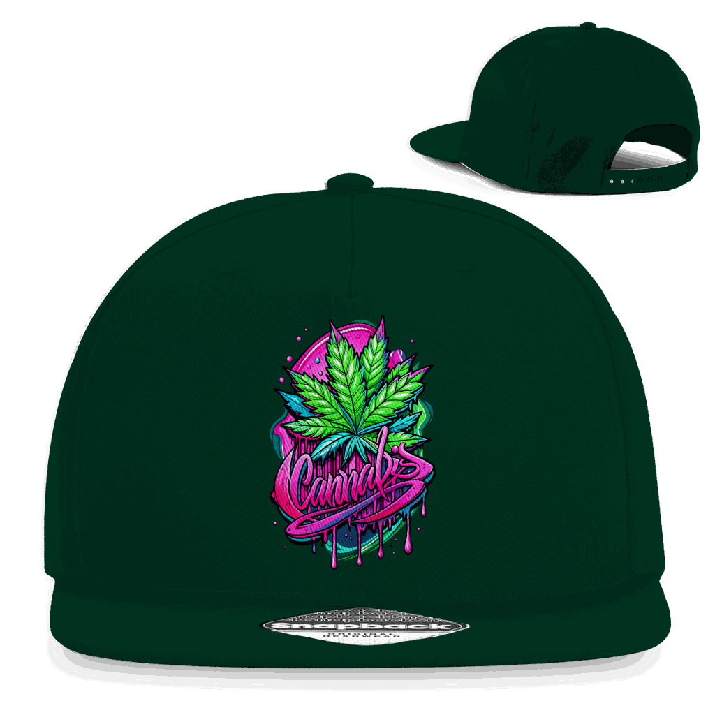 Snapback Rapper Cap - Cannabis | Division420®