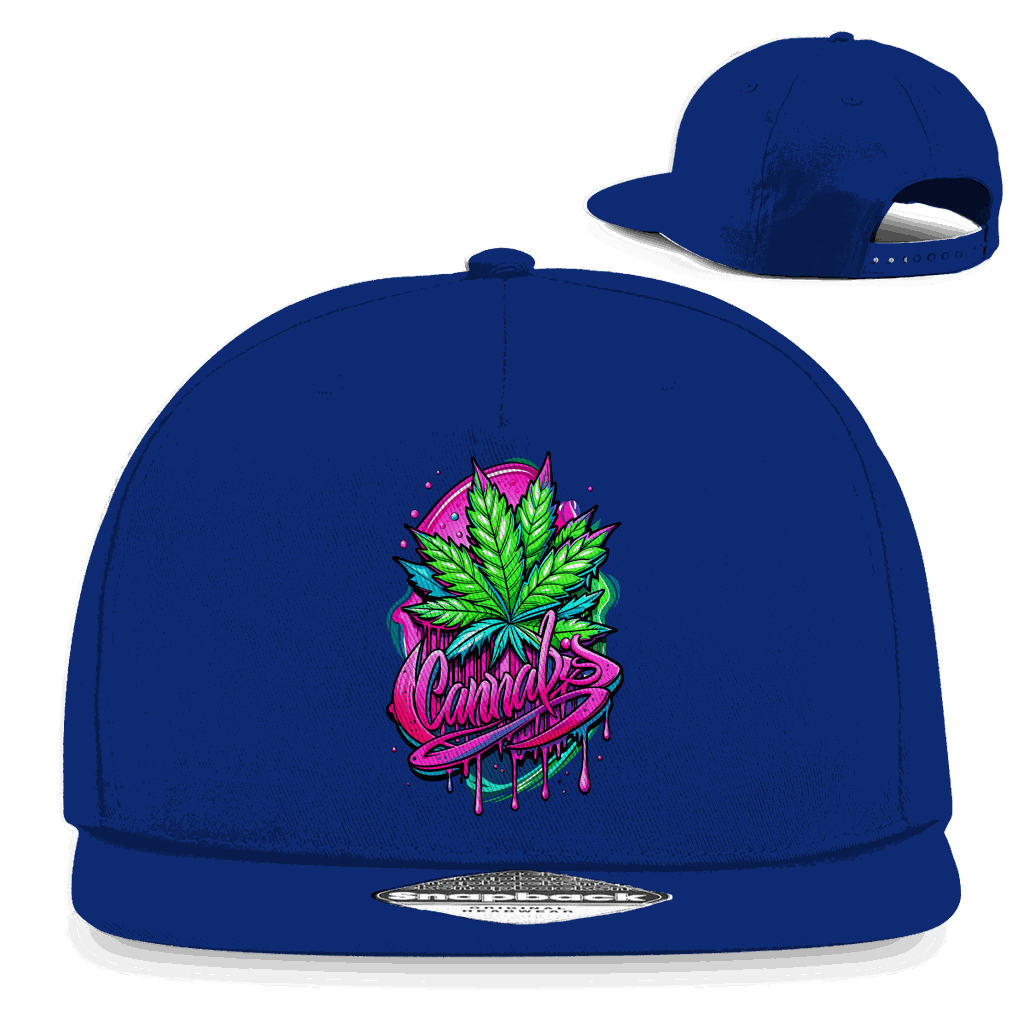 Snapback Rapper Cap - Cannabis | Division420®
