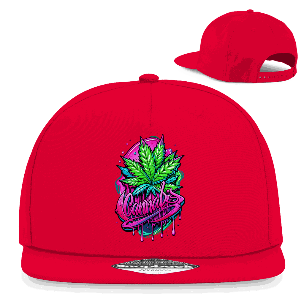 Snapback Rapper Cap - Cannabis | Division420®