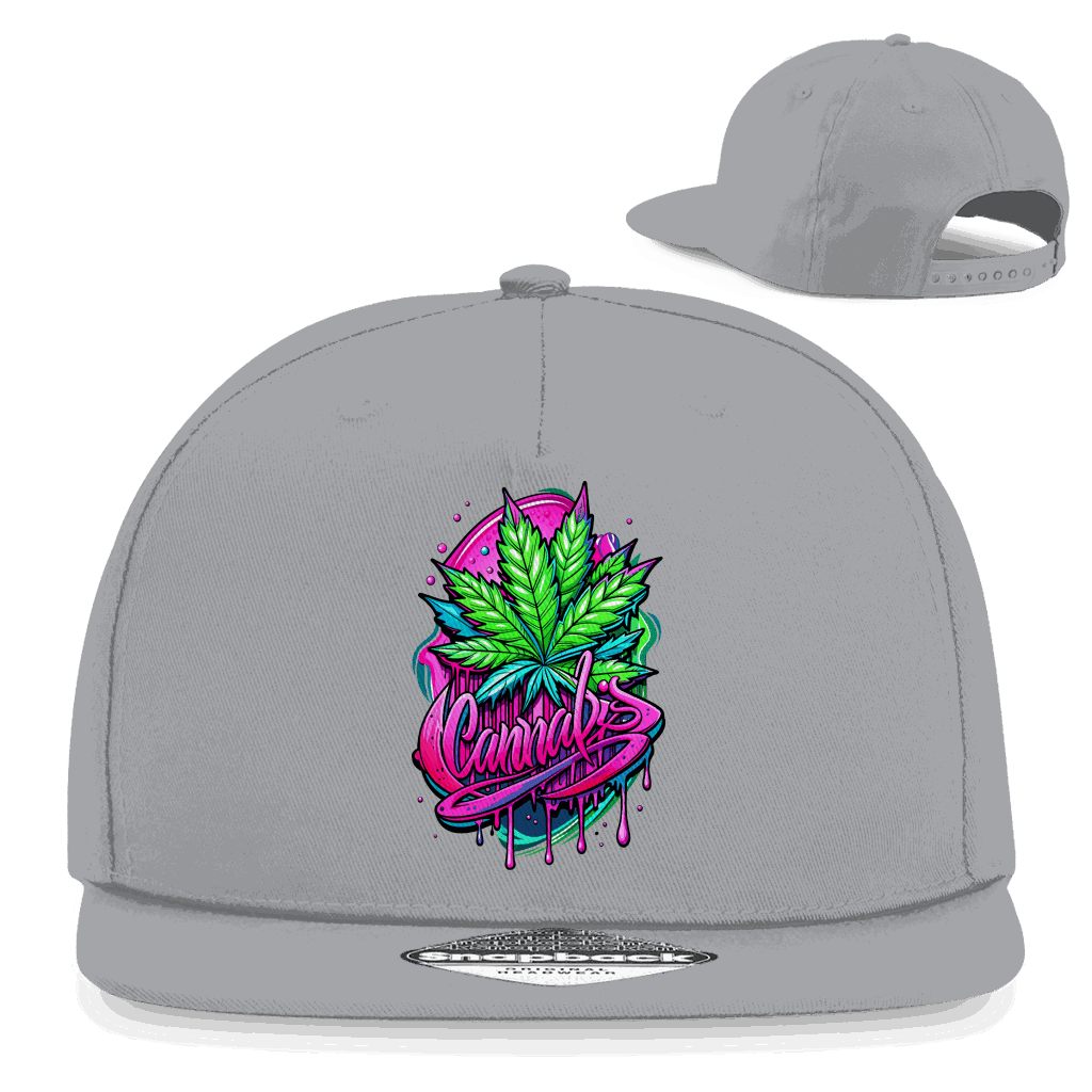 Snapback Rapper Cap - Cannabis | Division420®