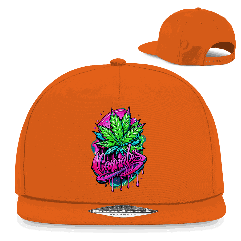 Snapback Rapper Cap - Cannabis | Division420®