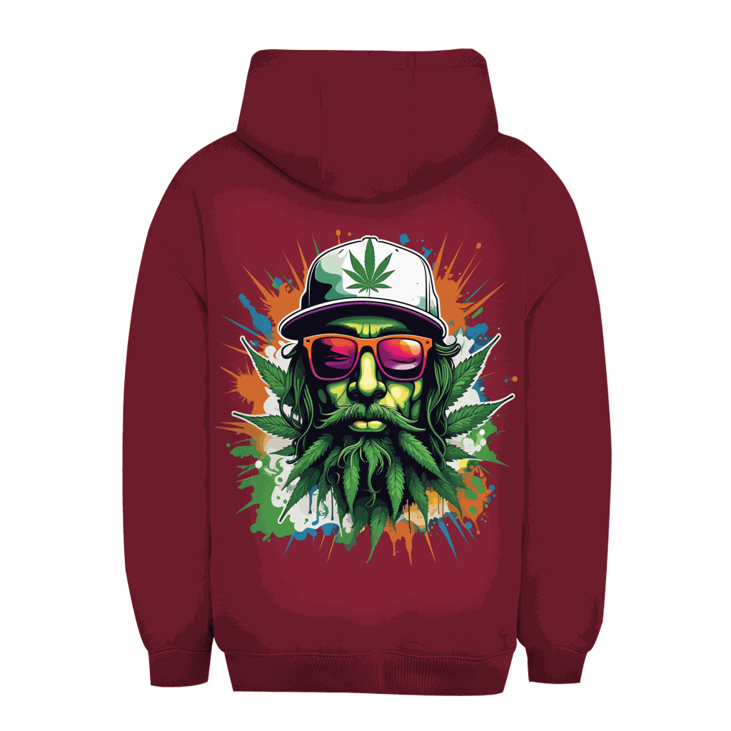 Unisex Oversize Hoodie - Weed Head | Division420®