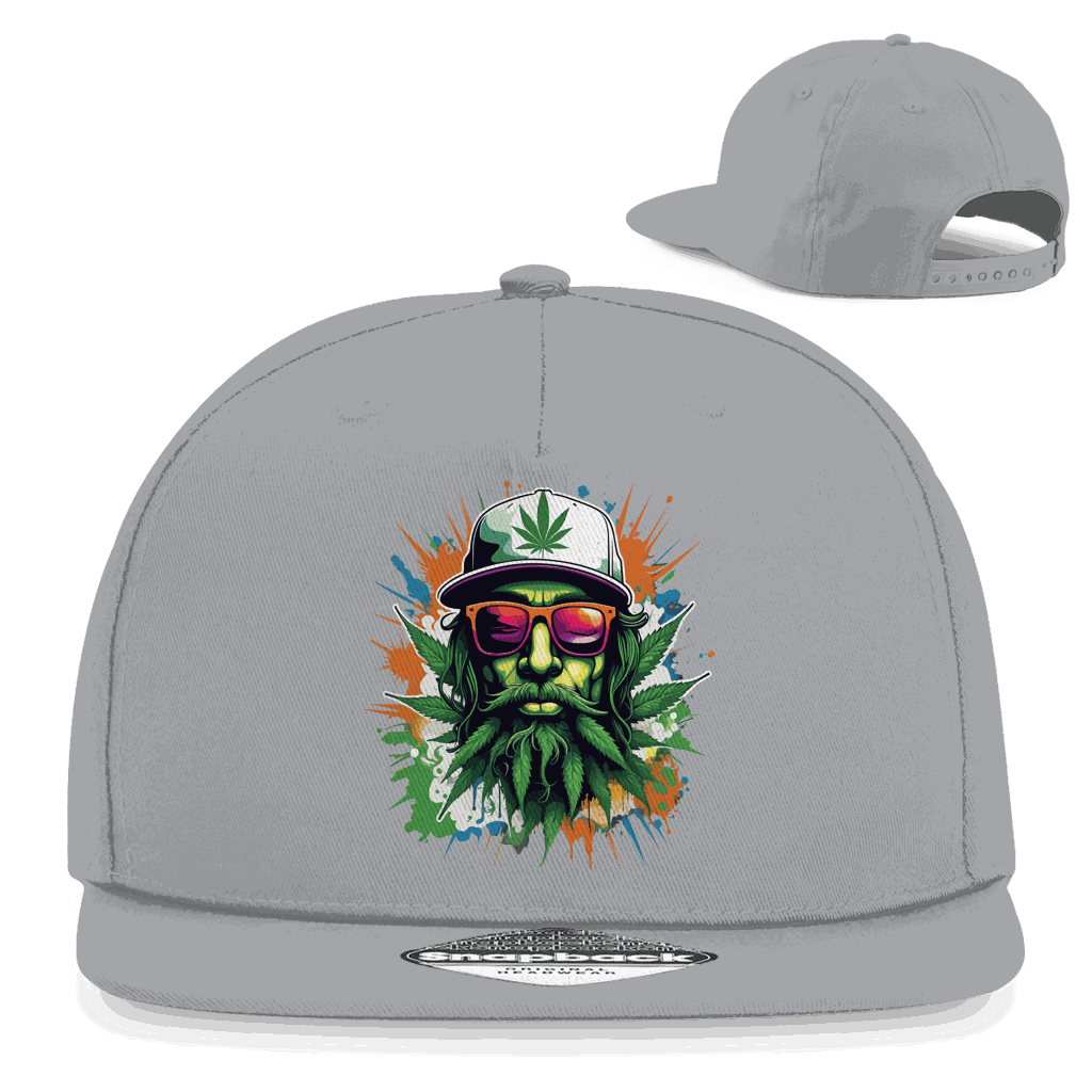 Snapback Rapper Cap - Weed Head | Division420®