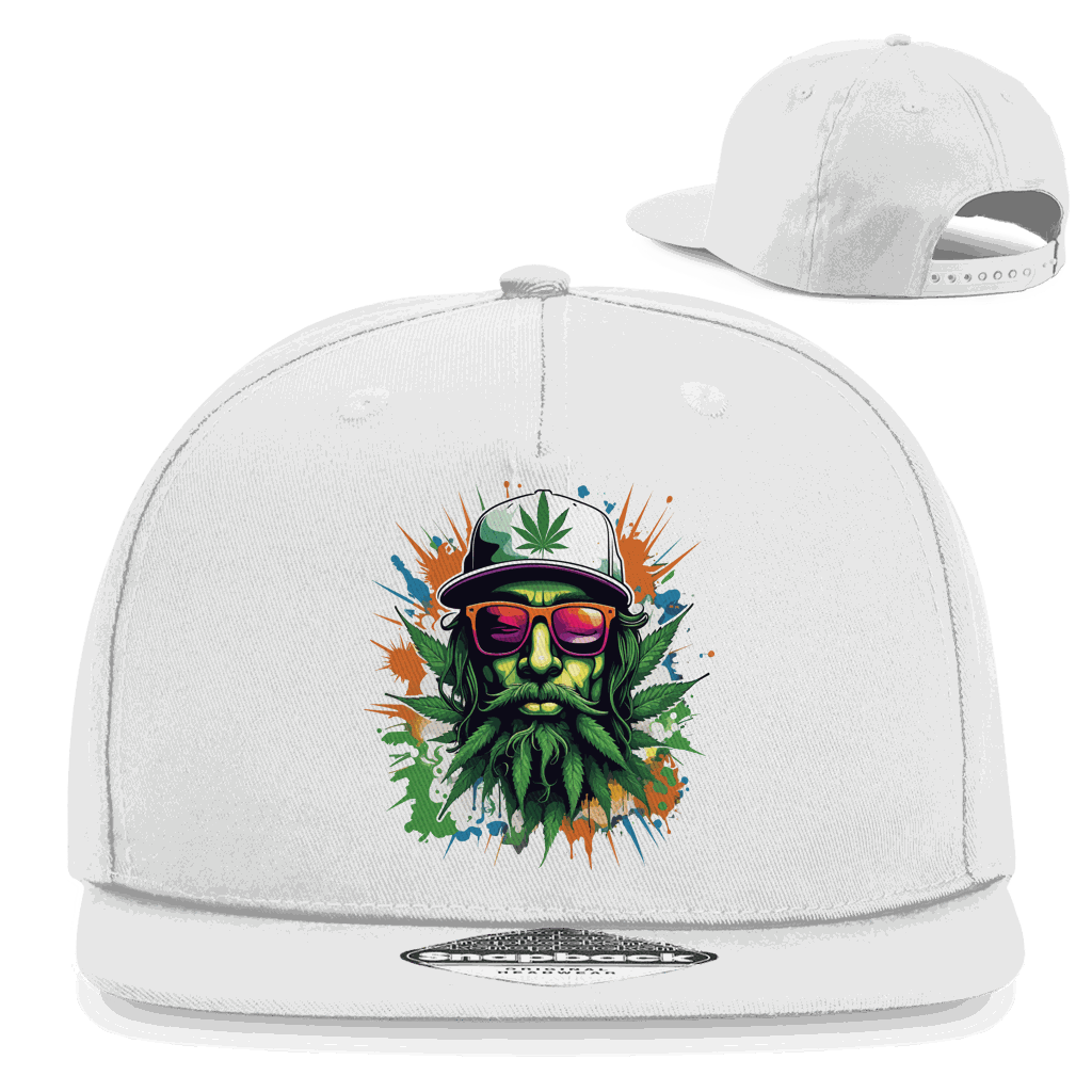 Snapback Rapper Cap - Weed Head | Division420®