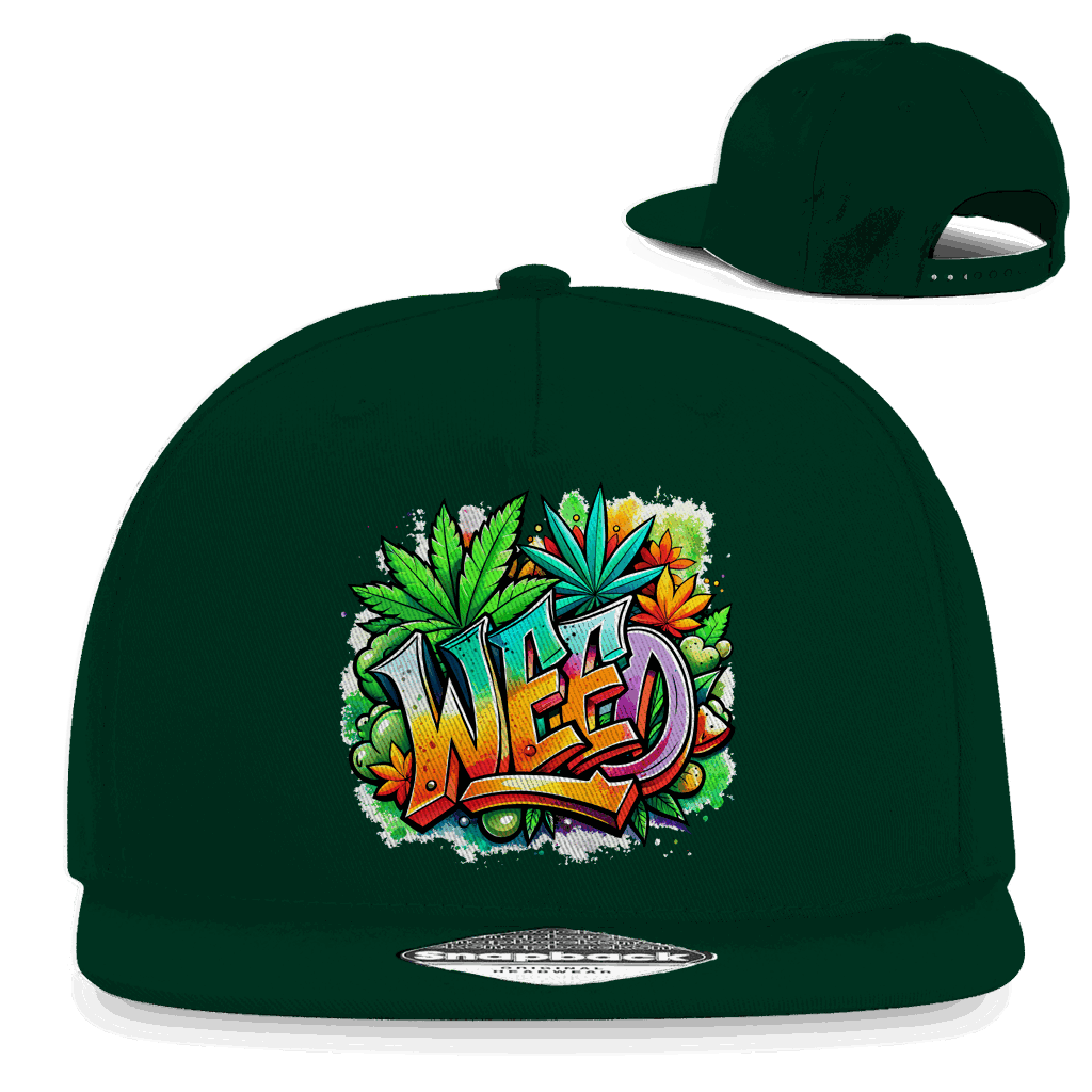 Snapback Rapper Cap - Weed | Division420®