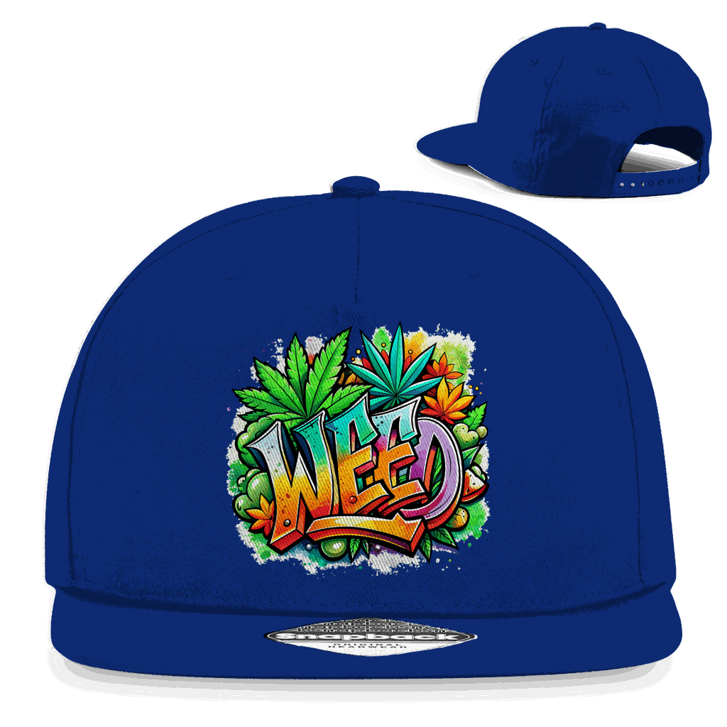 Snapback Rapper Cap - Weed | Division420®