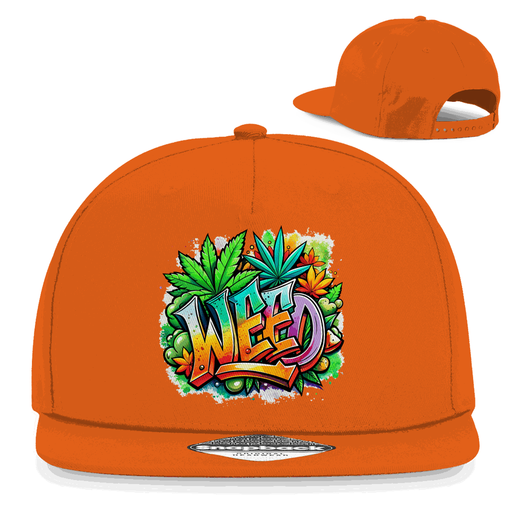 Snapback Rapper Cap - Weed | Division420®