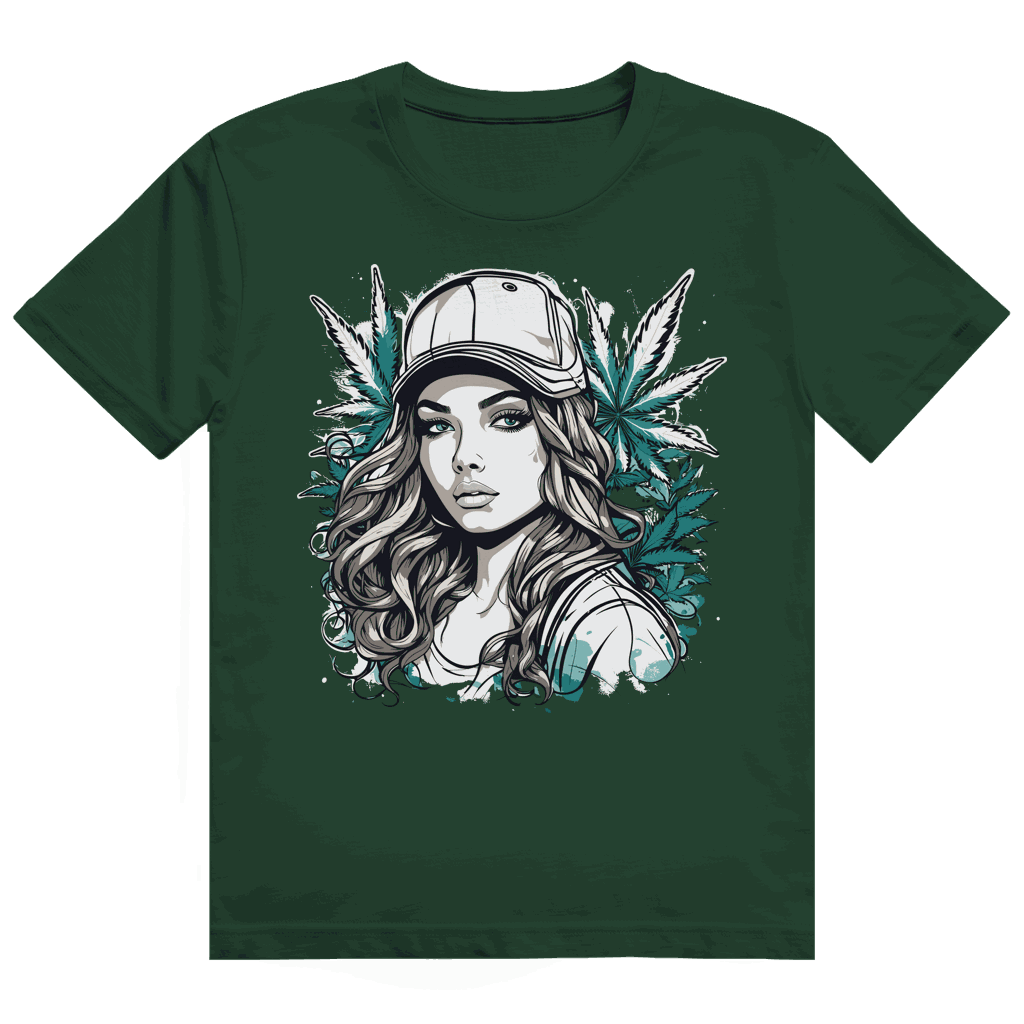 Heavy Cotton T-Shirt - Sweet Ganja Girl | Division420®
