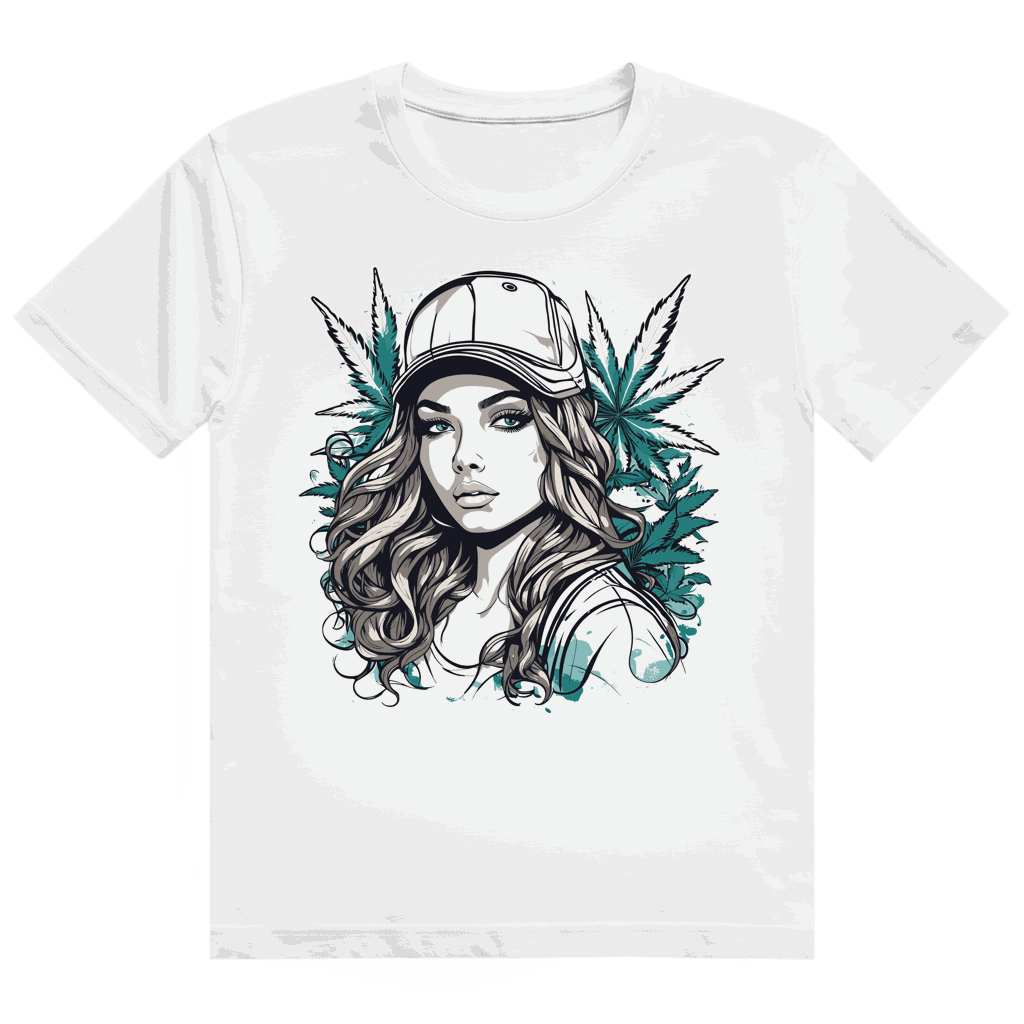 Heavy Cotton T-Shirt - Sweet Ganja Girl | Division420®