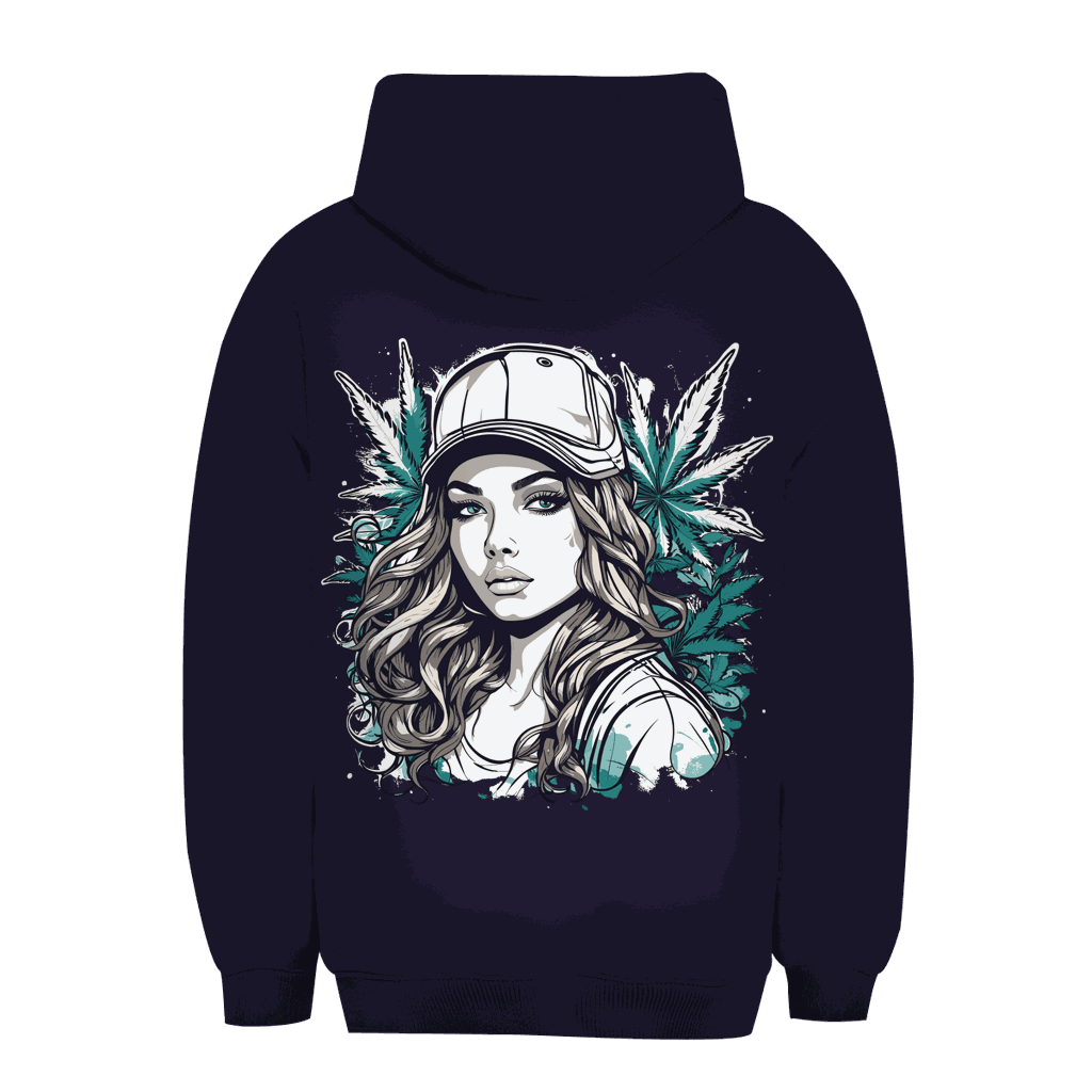 Division420 unisex oversize hoodie sweet ganja girl urban style streetwear