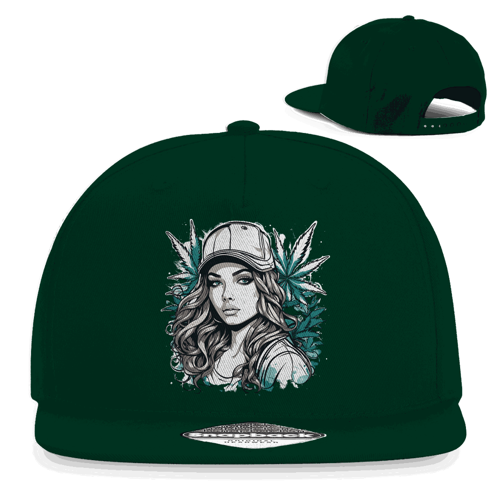 Snapback Rapper Cap - Sweet Ganja Girl | Division420®