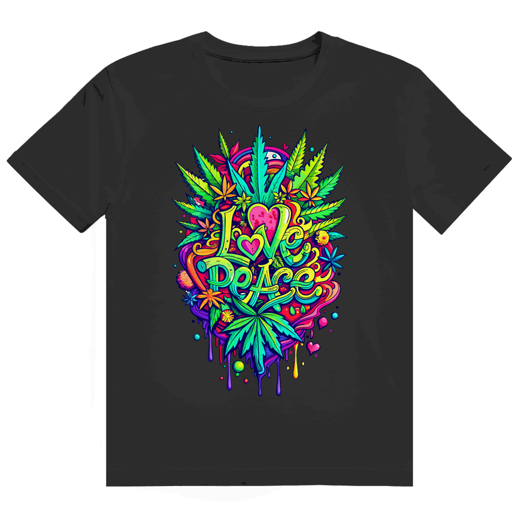 Heavy Cotton T-Shirt - Love Peace | Division420®