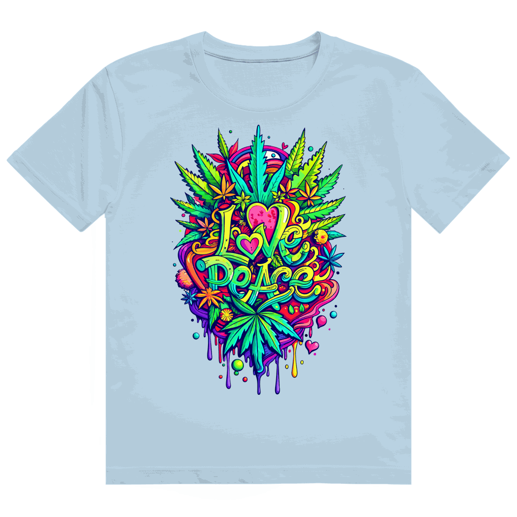Heavy Cotton T-Shirt - Love Peace | Division420®