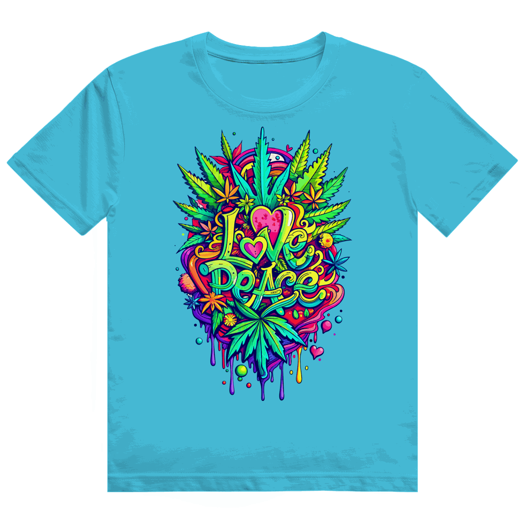 Heavy Cotton T-Shirt - Love Peace | Division420®