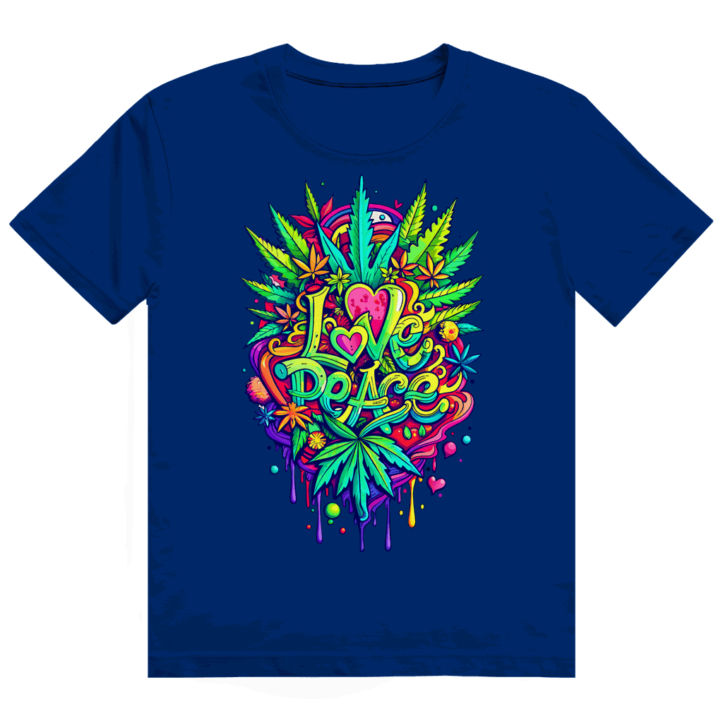 Heavy Cotton T-Shirt - Love Peace | Division420®