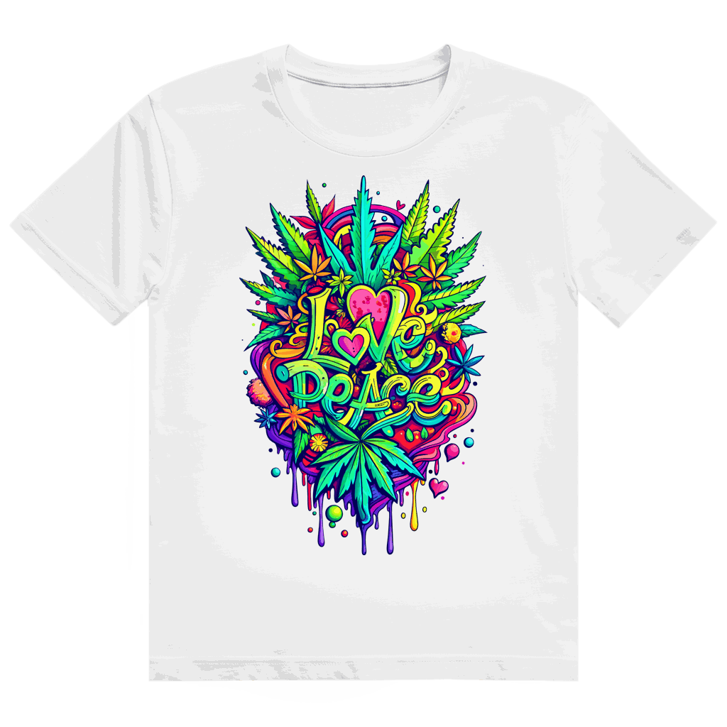 Heavy Cotton T-Shirt - Love Peace | Division420®