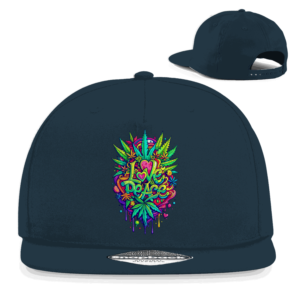 Snapback Rapper Cap - Love Peace | Division420®