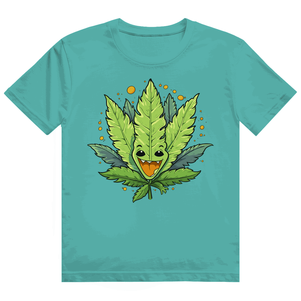 Size chart for Division420 Heavy Cotton T-Shirt with Crazy Leaf design