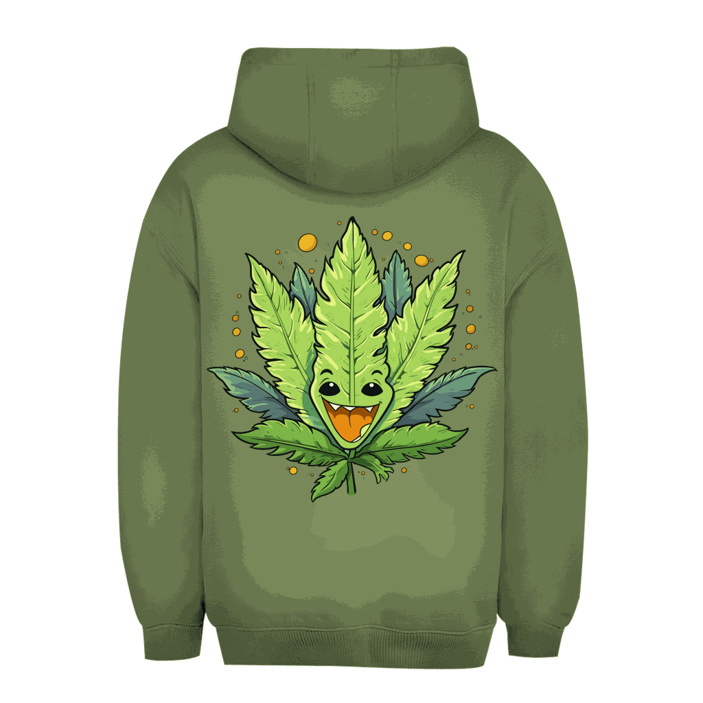 Size chart for unisex oversize hoodie by Division420
