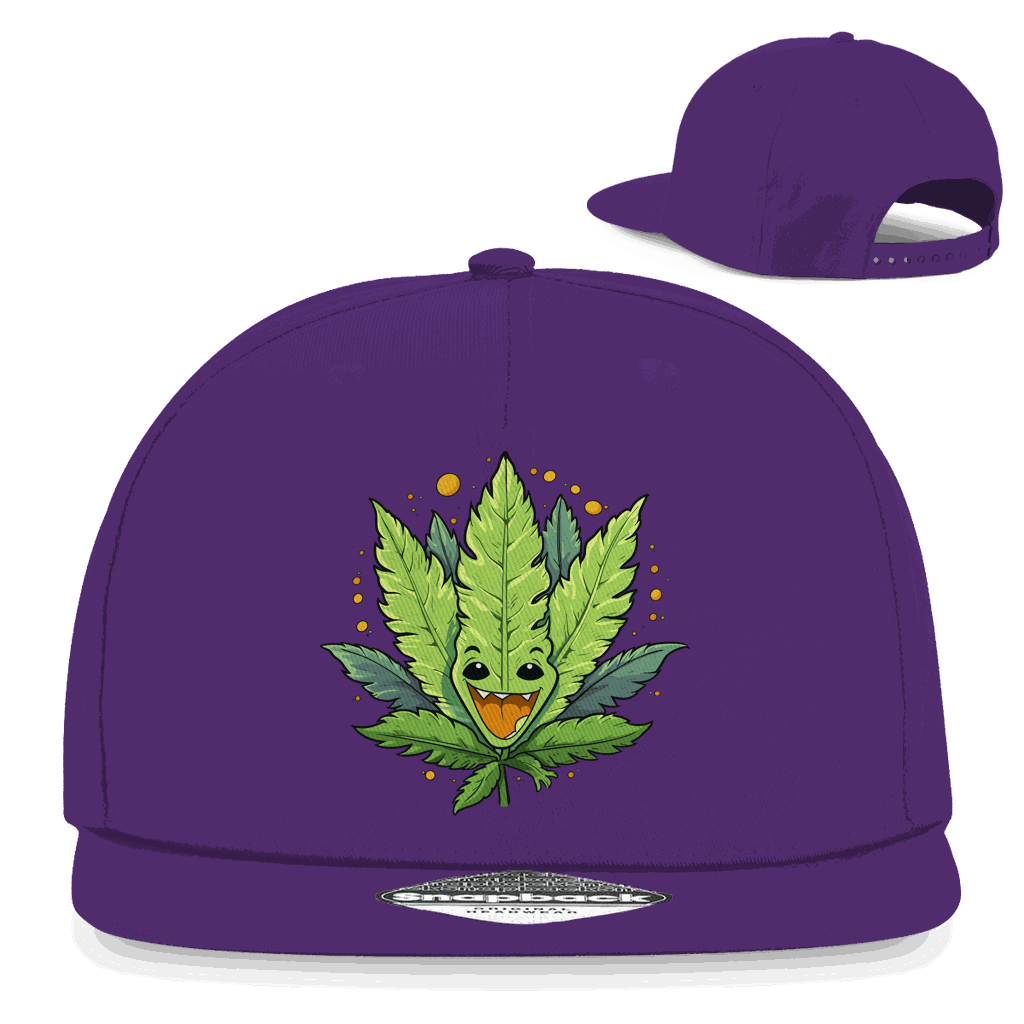 Snapback Rapper Cap - Crazy Leaf | Division420®