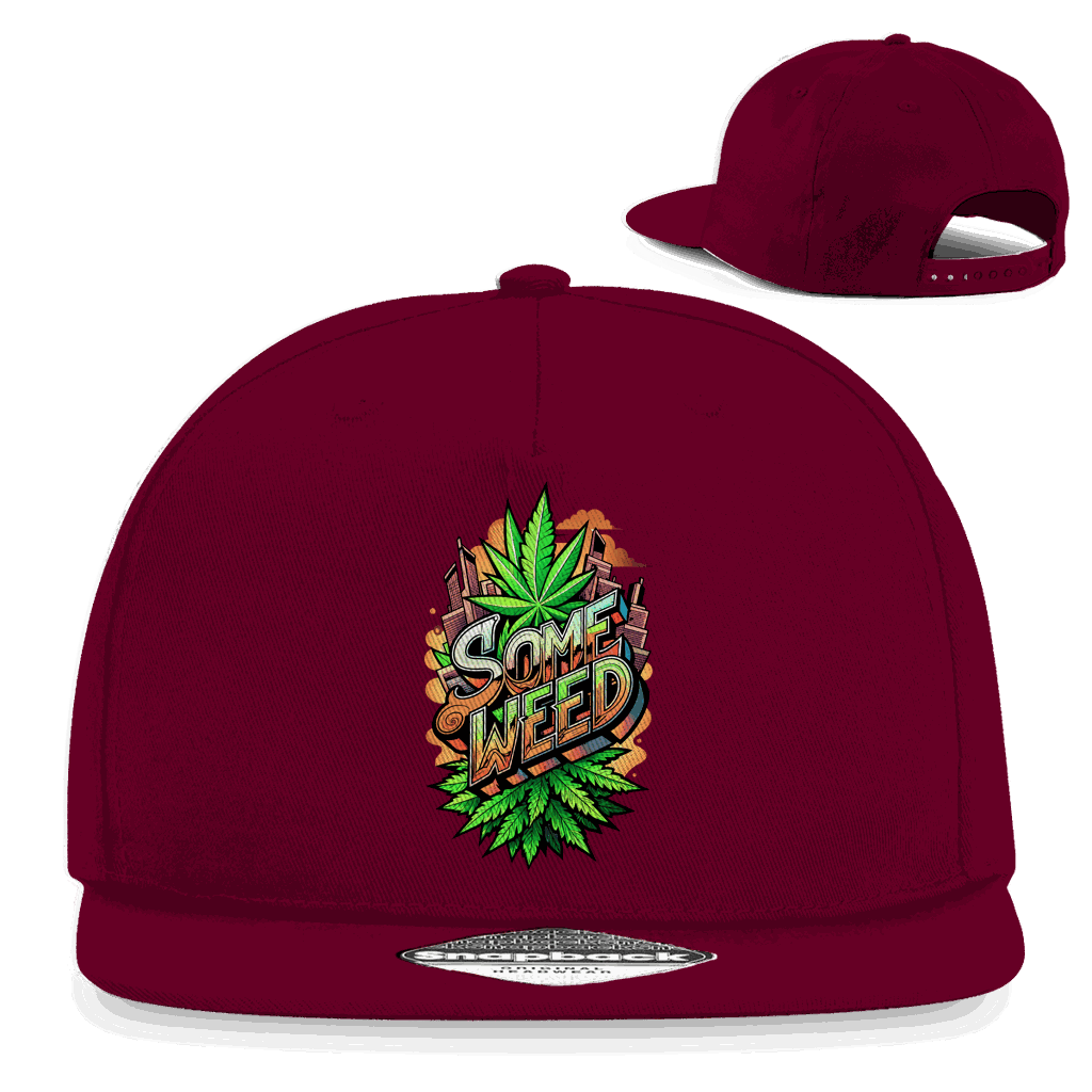 Snapback Rapper Cap - Some Weed | Division420®