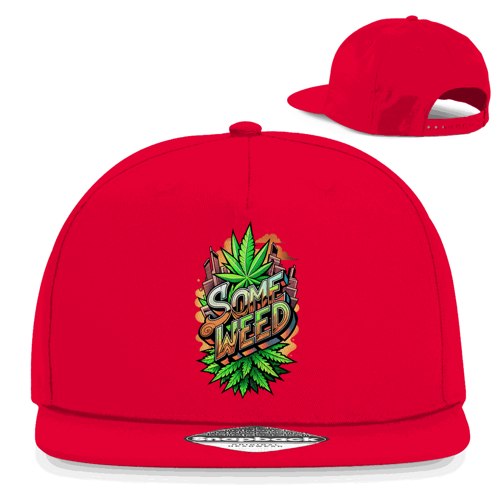 Snapback Rapper Cap - Some Weed | Division420®