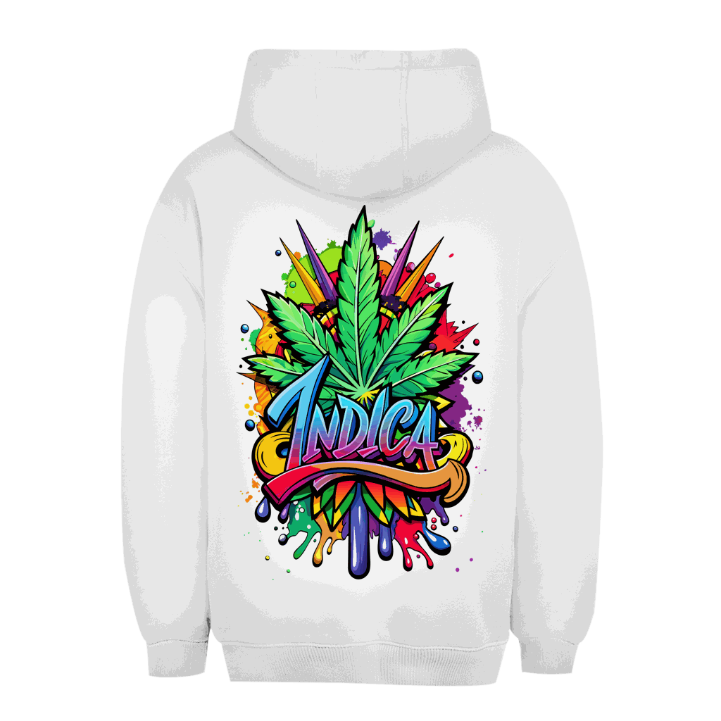 Size chart for Unisex Oversize Hoodie by Division420