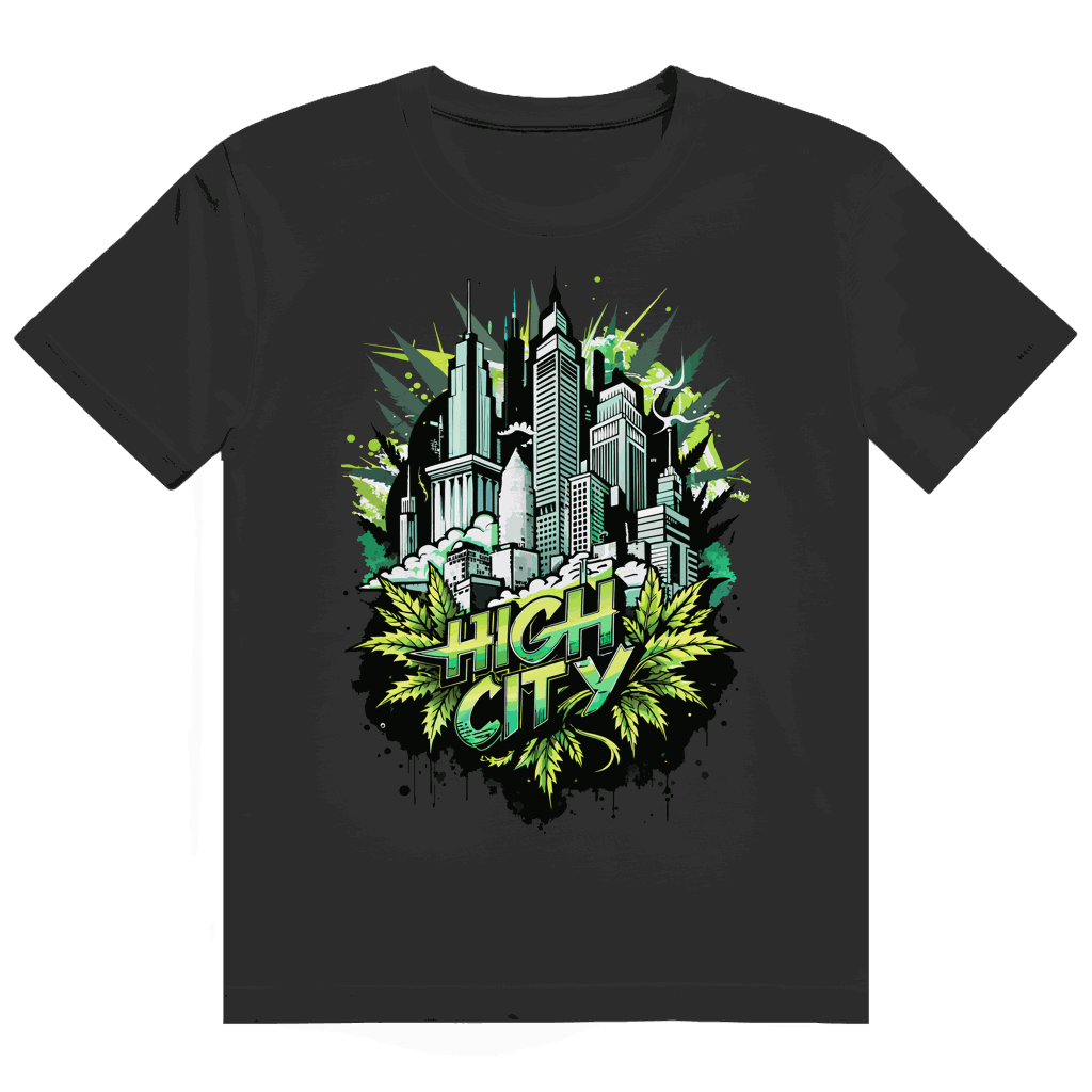 Division420 Heavy Cotton T-Shirt in tubular fit made from 100% ring-spun cotton with reinforced seams and ribbed collar