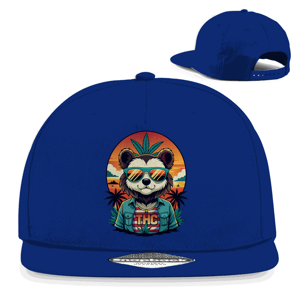 Snapback Rapper Cap - THC Bear | Division420®