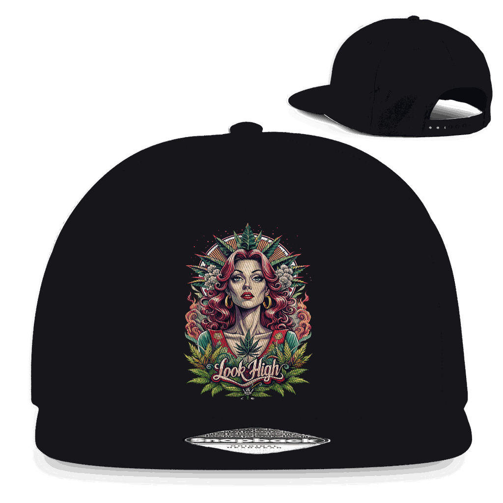 Snapback Rapper Cap - Look High | Division420®
