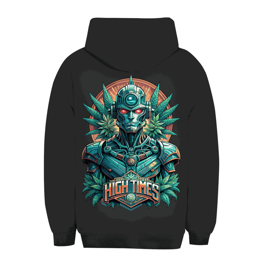 Unisex Oversize Hoodie size chart for Division420 High Times design
