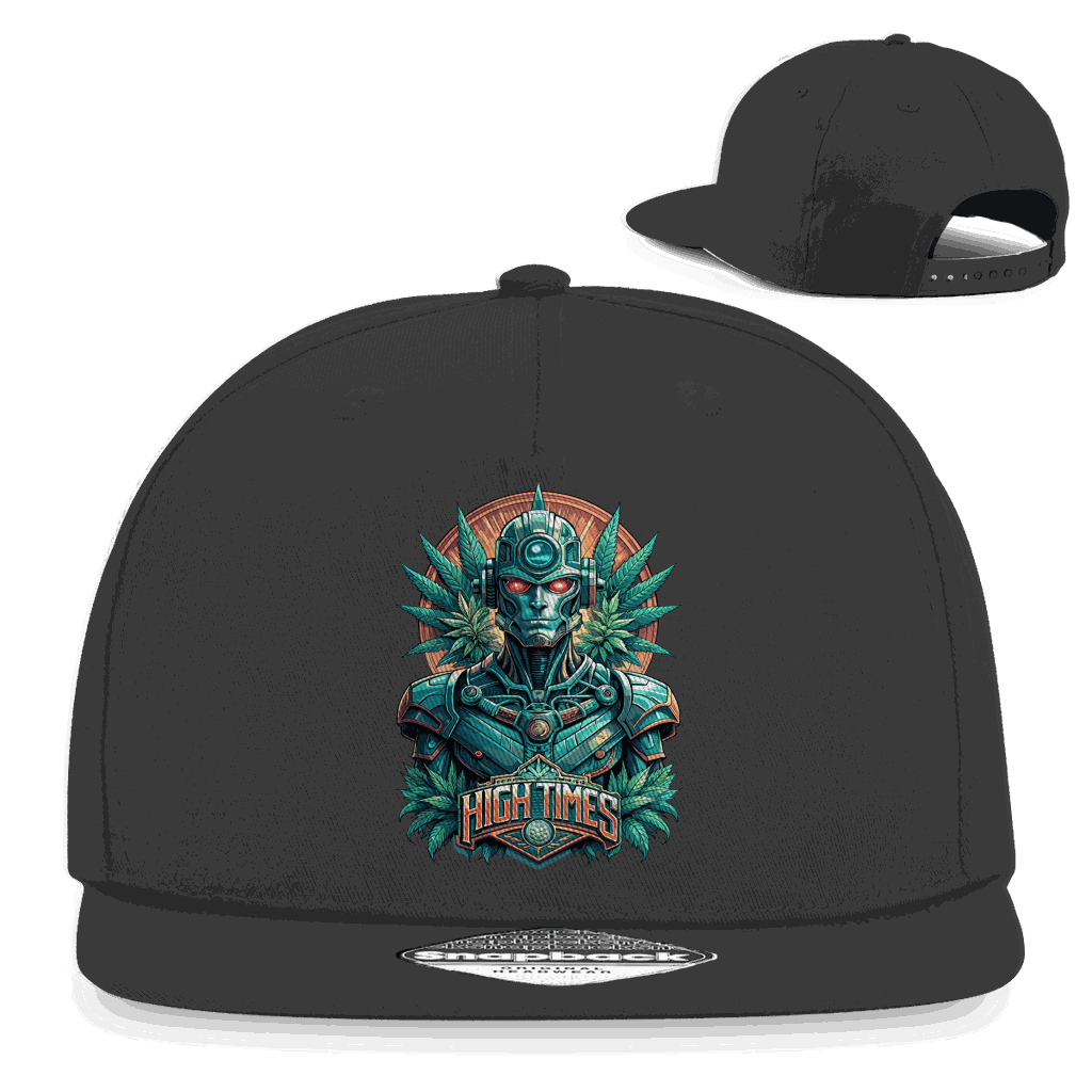 Division420 Snapback Cap High Times aus Baumwoll-Twill mit flachem Schirm