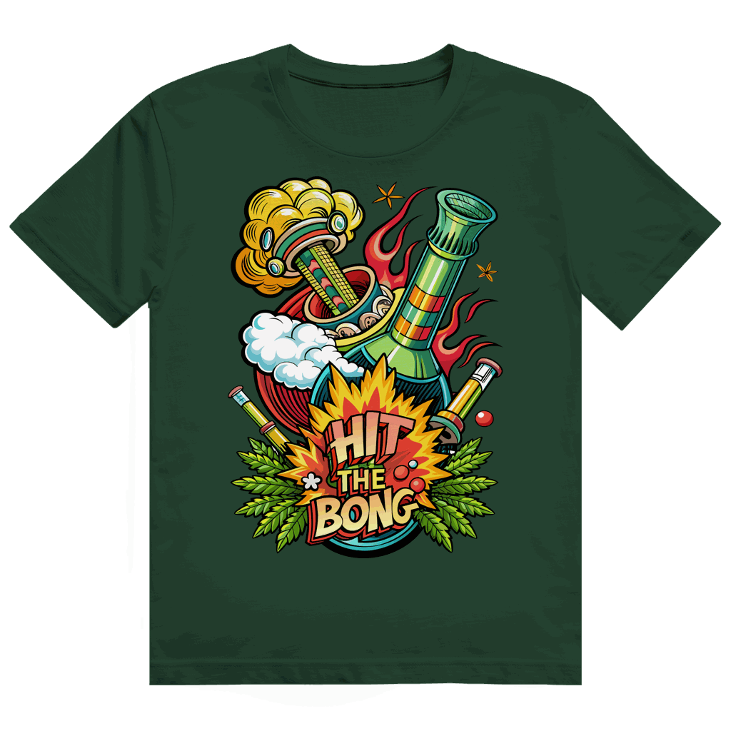 Heavy Cotton T-Shirt - Hit The Bong | Division420®