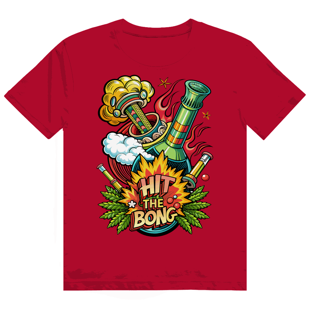 Heavy Cotton T-Shirt - Hit The Bong | Division420®