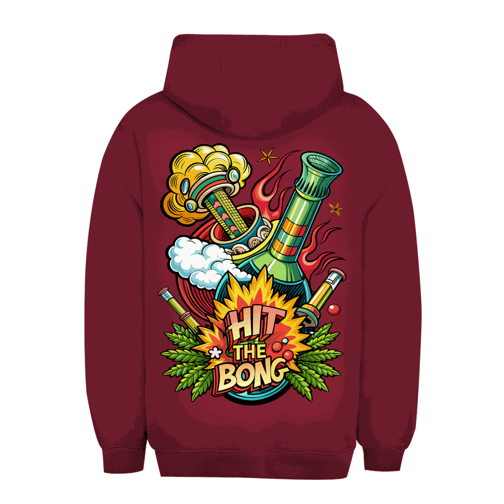 Unisex Oversize Hoodie - Hit The Bong | Division420®