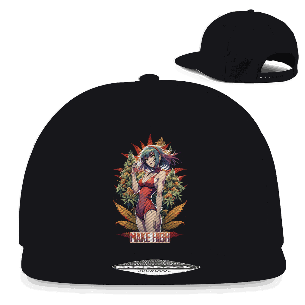 Snapback Rapper Cap - Make High | Division420®