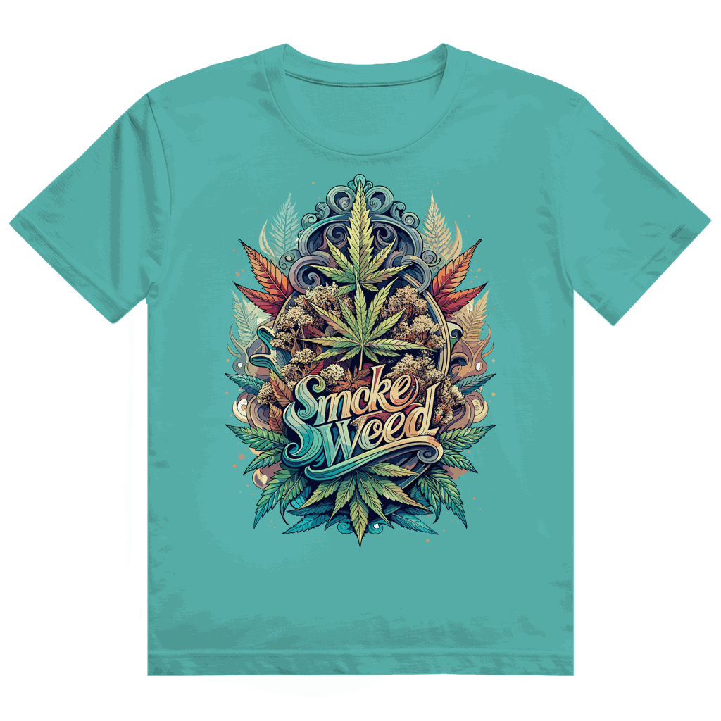 Heavy Cotton T-Shirt - Smoke Weed | Division420®