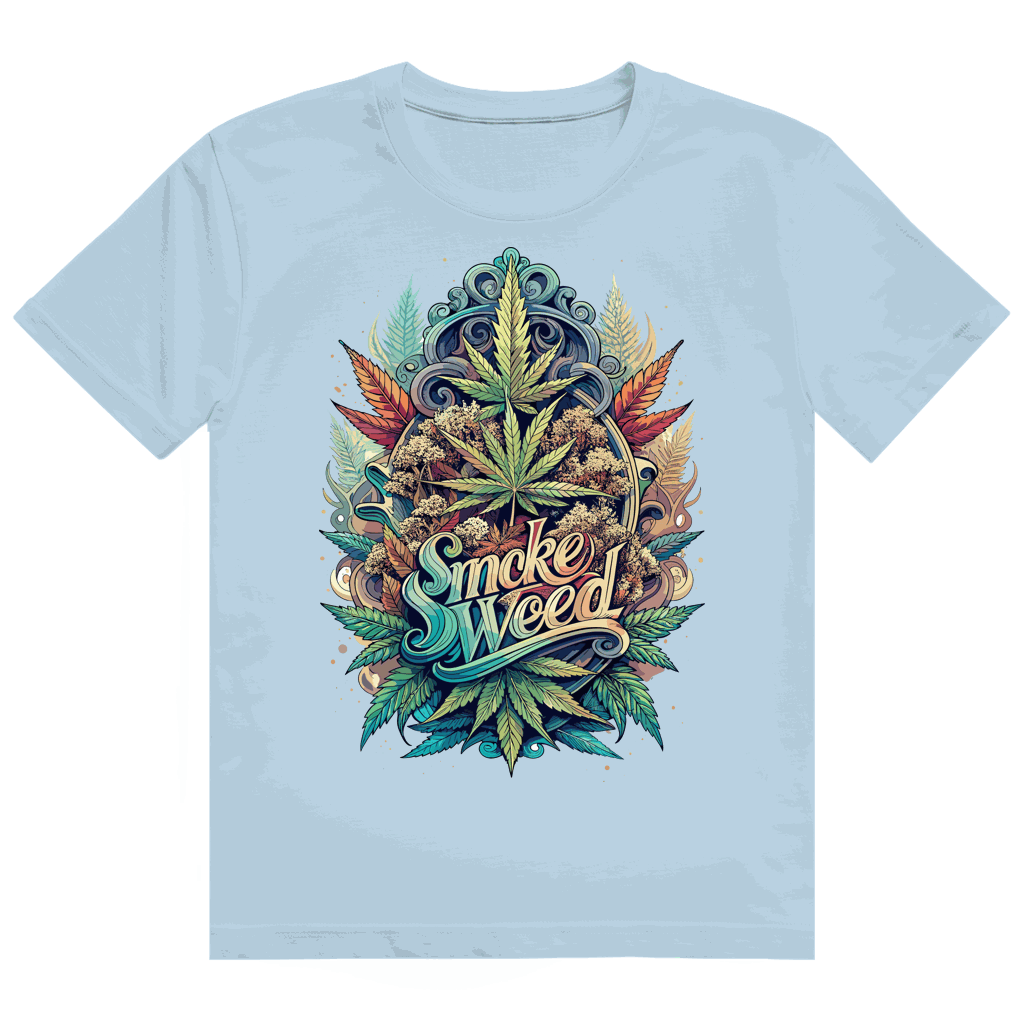 Heavy Cotton T-Shirt - Smoke Weed | Division420®