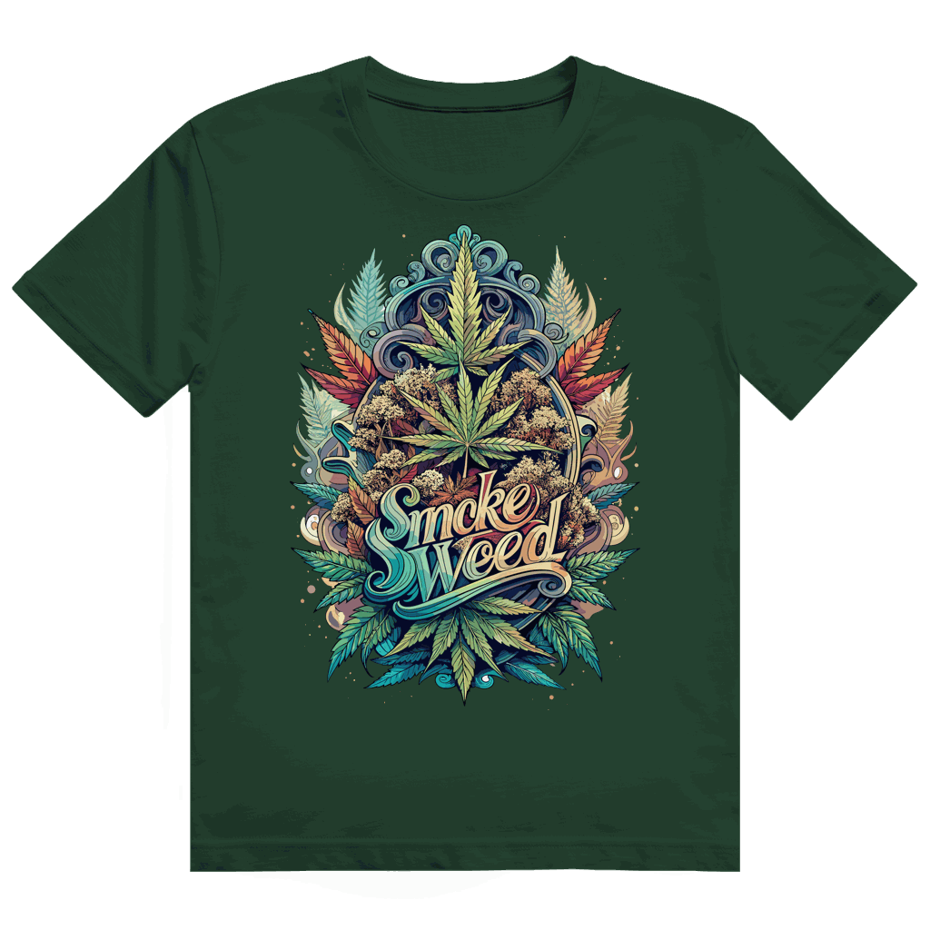Heavy Cotton T-Shirt - Smoke Weed | Division420®