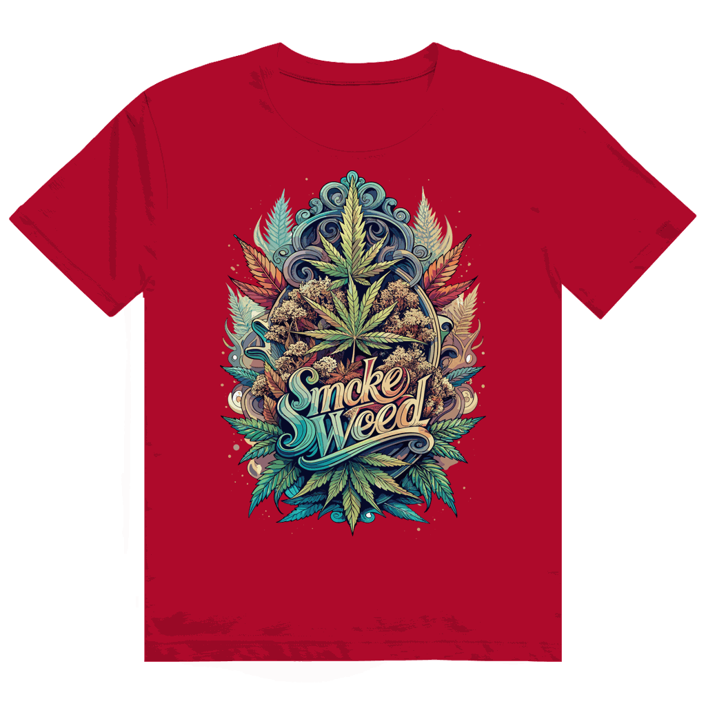 Heavy Cotton T-Shirt - Smoke Weed | Division420®
